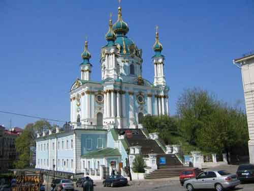 Andreevskaya church in Kiev